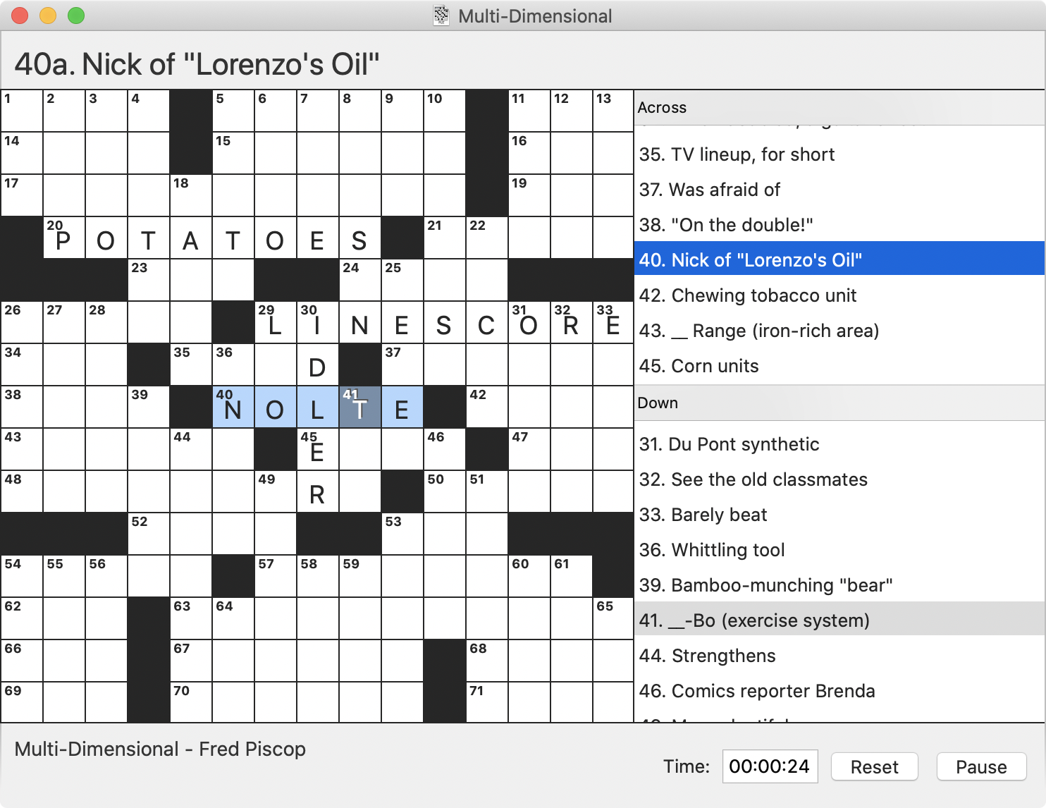 daily crossword boatload